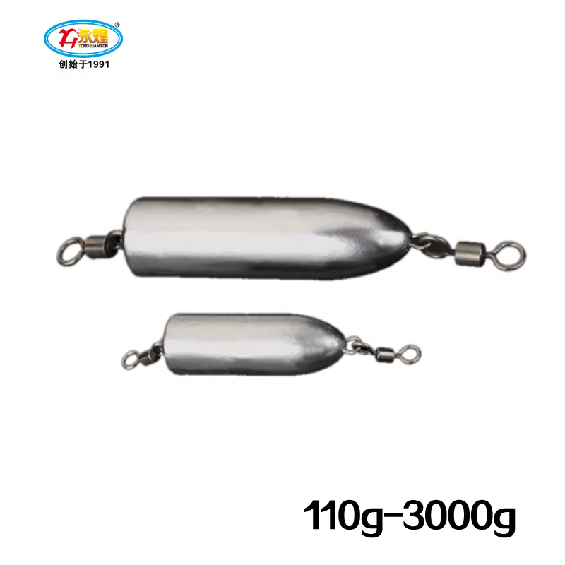 永煌 子弹型带双转环大克重海钓船钓大号数铅坠110-3000g 图4