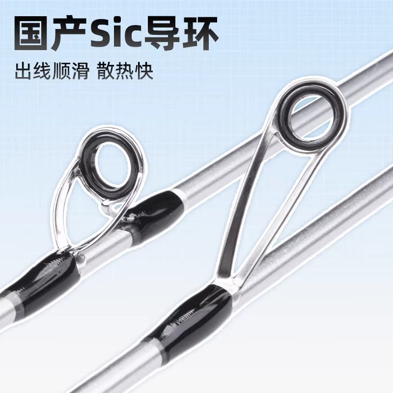 钓迷澳卡银鲈微物马口竿UL调新手入门路亚竿套装直柄枪柄鱼竿全套 图5