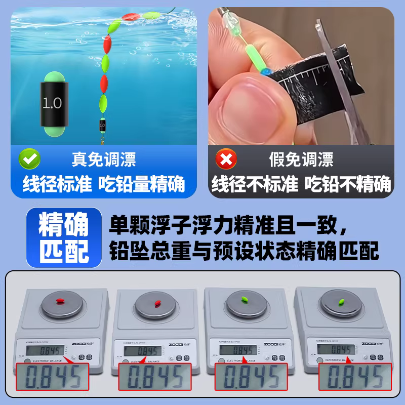 免调漂七星漂成品主线组高端正品台钓鱼线套装全套高灵敏鲫鱼专用 图5