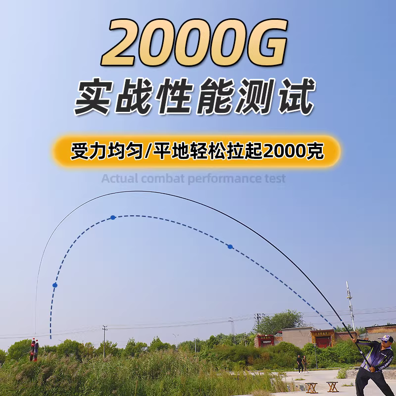 浪尖冠君传统炮竿长节超轻超硬10/11/12/13/15米钓鱼竿 图4